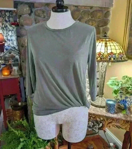 Green Envelope Los Angeles Women's Top Size L - Picture 8 of 10